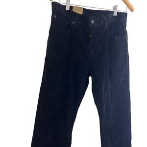 Men Levi's Corduroy Mid Rise Black Size 30x30
